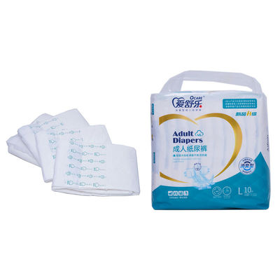 Couche-culotte adulte à absorption rapide à surface sèche debout pour un mode de vie actif