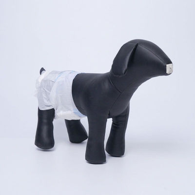 Adjustable Unisex Pet Diaper Multiple Size Settings Hook Loop Closure for Small Medium Large Breeds