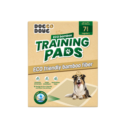 Eco-friendly, highly absorbent bamboo pulp pet training pads—supporting the healthy growth of pets, large and small.