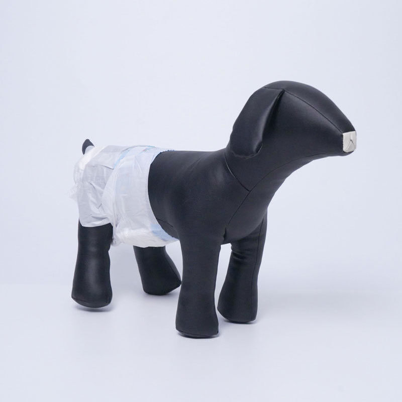 Adjustable Unisex Pet Diaper Multiple Size Settings Hook Loop Closure for Small Medium Large Breeds