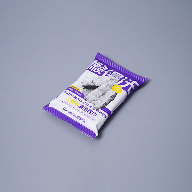 Fabric Safe Clothes Cleaning Wet Wipes Multipurpose Down Coat Wet Wipes Cloth