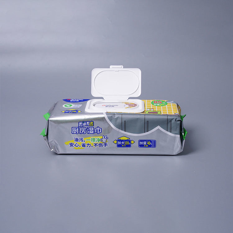 Thickened Oil Stain Kitchen Cleaning Wet Wipes Disposable Non-woven Cleaning Wet Wipes