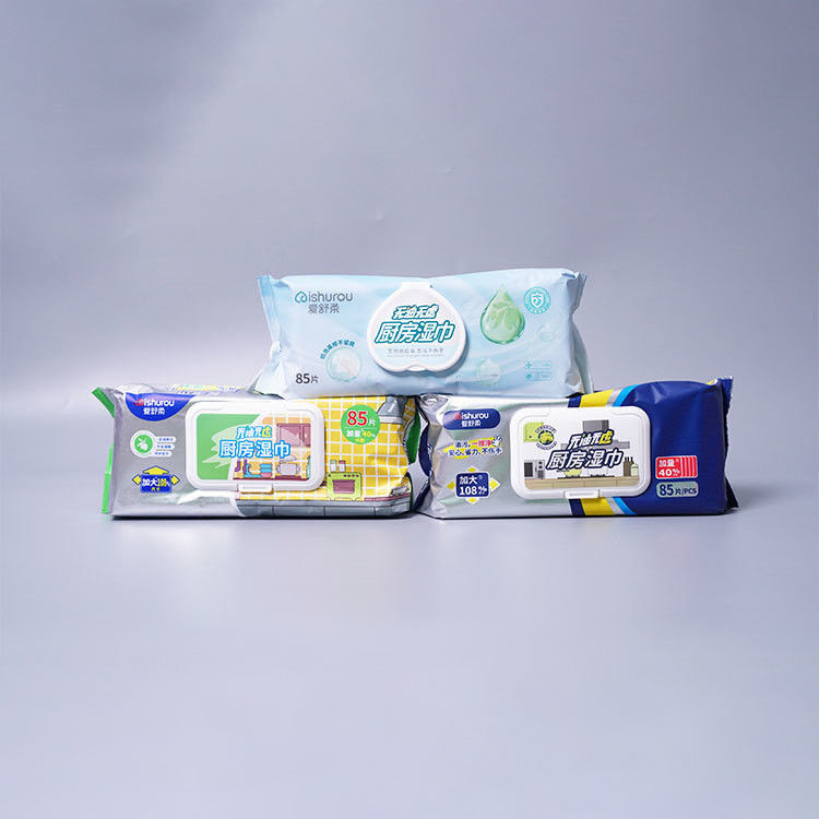 85pcs Disposable Surface Cleaning Kitchen Cleaning Wet Wipes Dirt Surface Cleaning Kitchen Wet Wipes